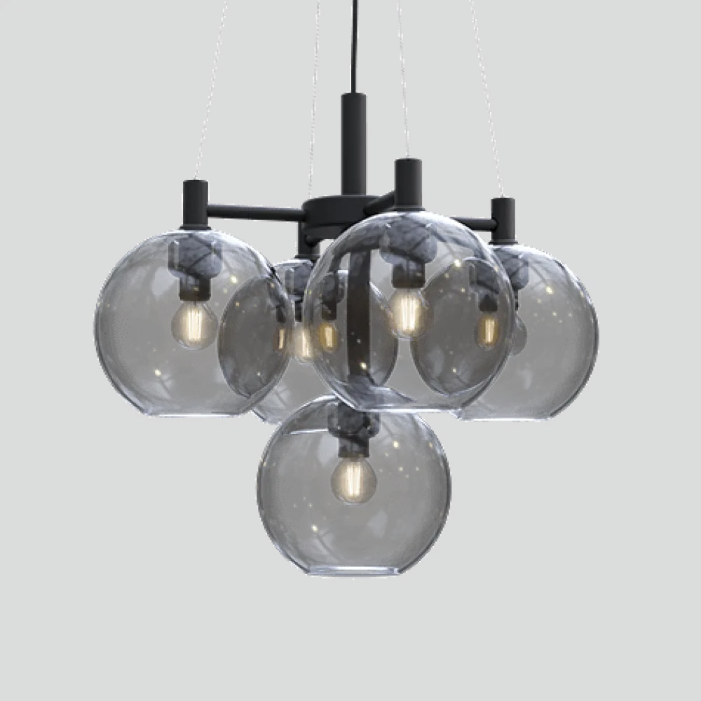 New Belid Gloria Ø50 taklampa Svart