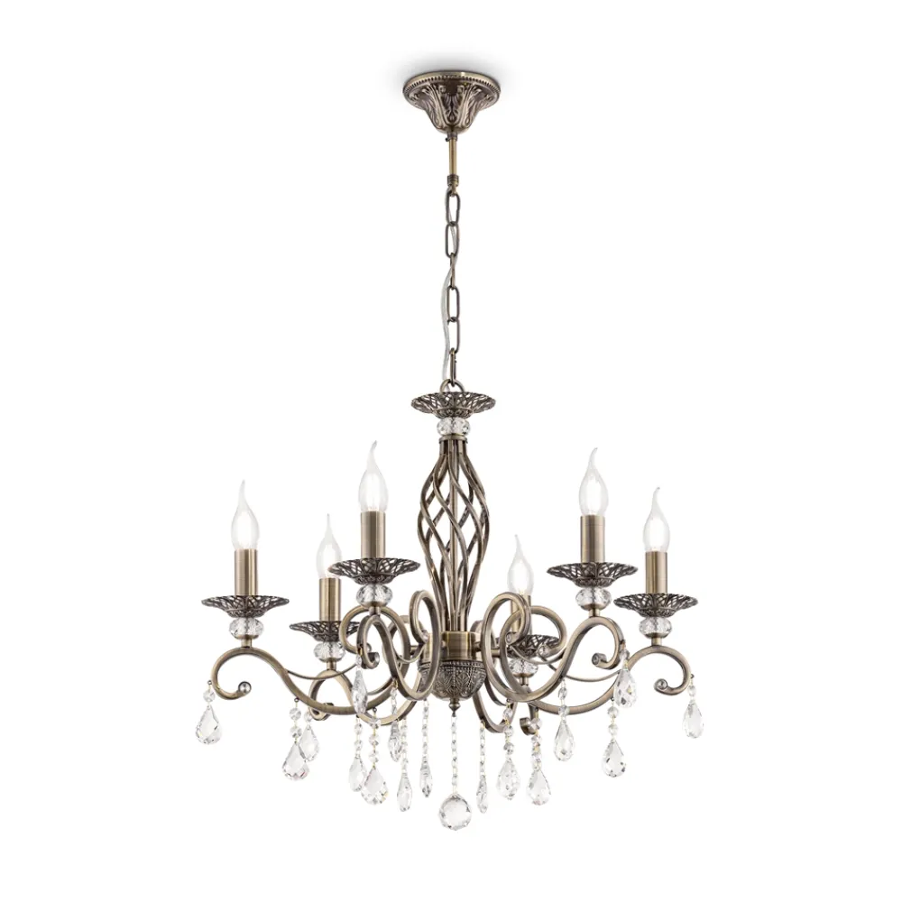 Outlet Maytoni Grace Ø63 taklampa Brons