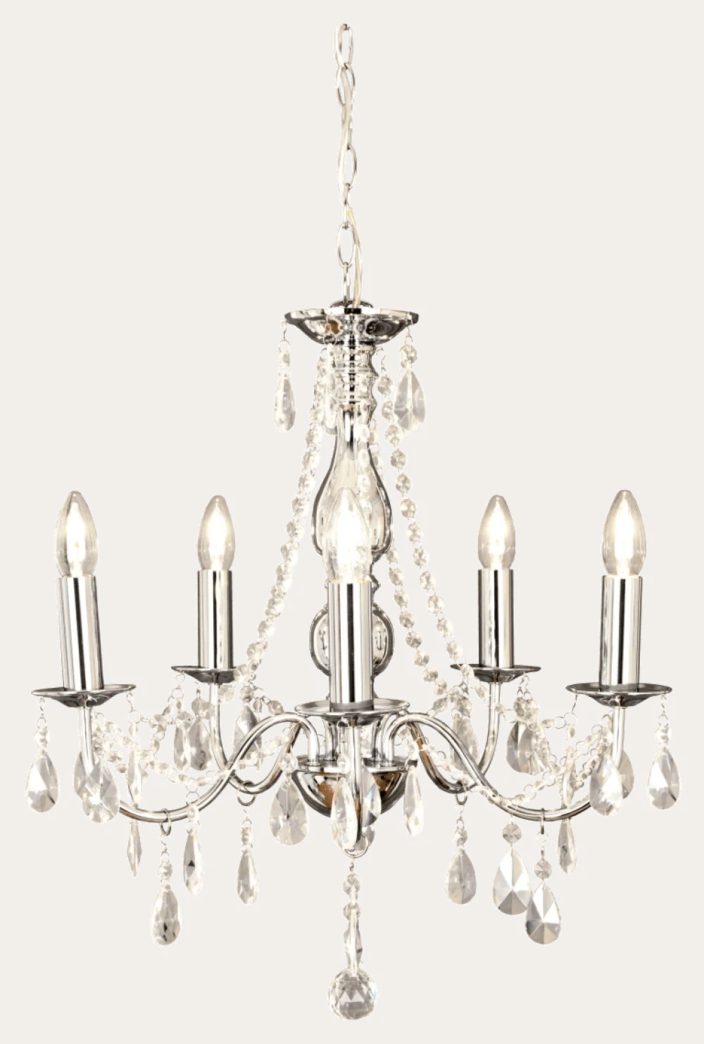 Outlet Aneta Lighting Granville Ø60 taklampa Krom
