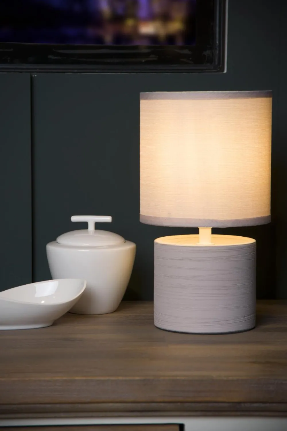Hot Lucide Greasby 26cm bordslampa