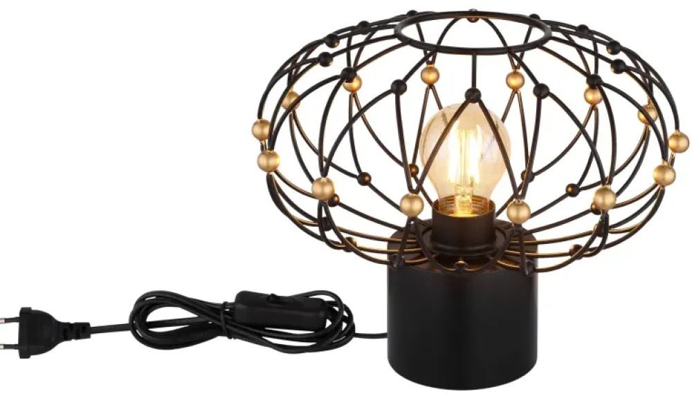Discount Globo Lighting Greys 25cm bordslampa Svart
