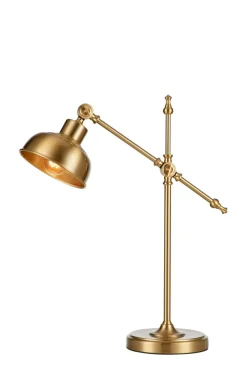Markslöjd Grimstad 56cm skrivbordslampa Mässing