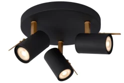 Hot Lucide Grony 3 spotlight Svart