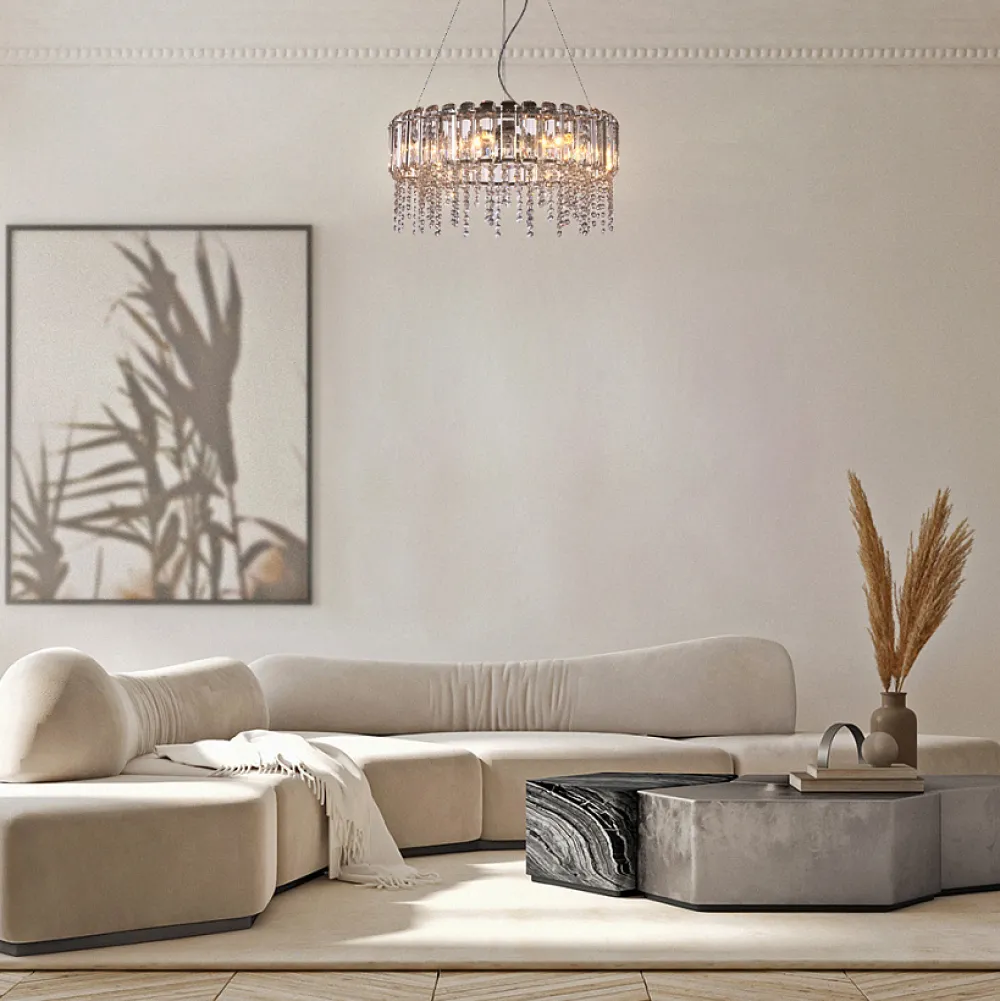 Clearance Maytoni Hail Ø60 kristall Krom