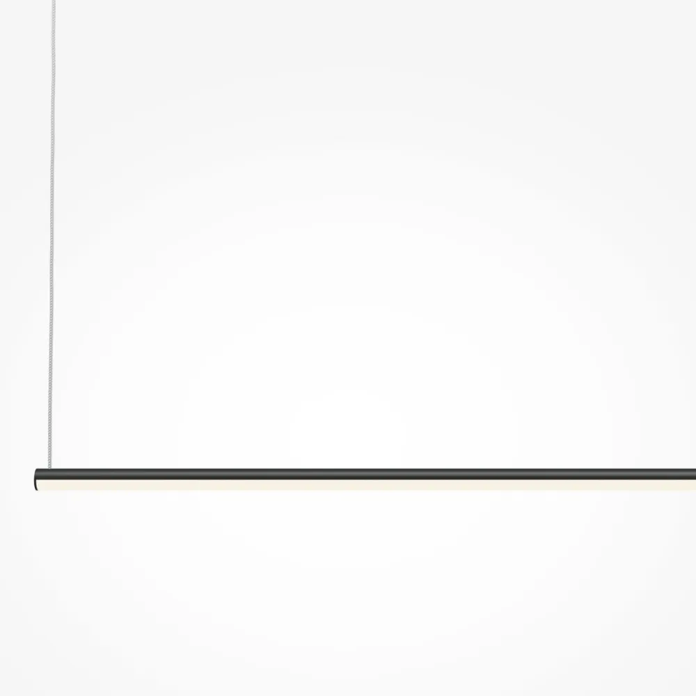 Maytoni Halo 120cm taklampa Svart
