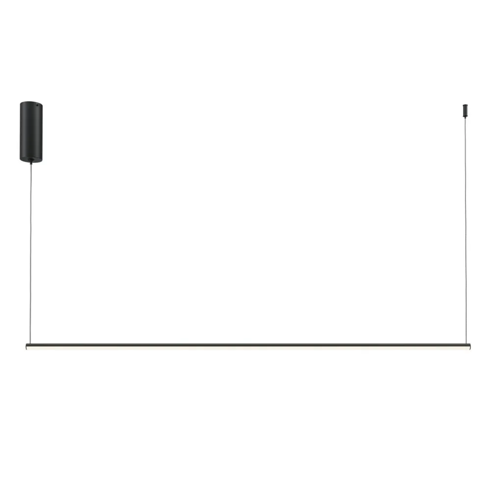 Maytoni Halo 120cm taklampa Svart