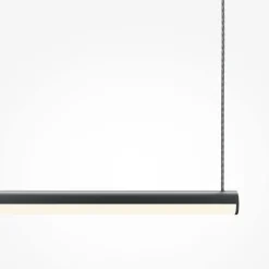 Maytoni Halo 120cm taklampa Svart
