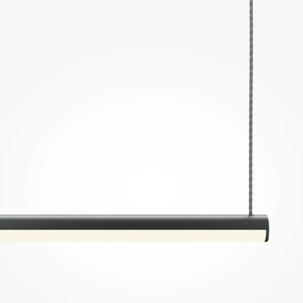 Best Maytoni Halo 80cm taklampa Svart