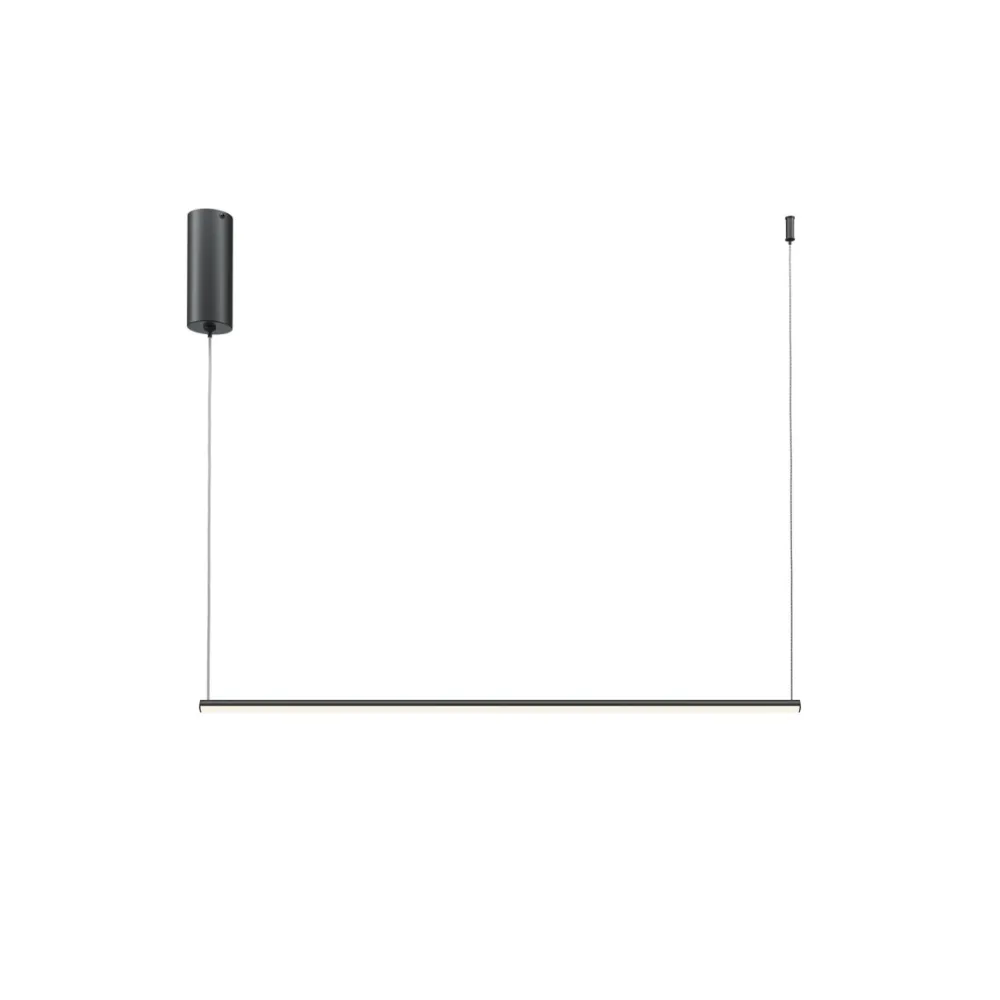 Best Maytoni Halo 80cm taklampa Svart