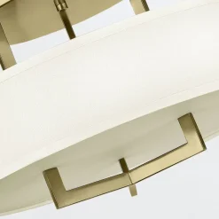 Hot Elstead Lighting Hampton Ø50 plafond Borstad mässing