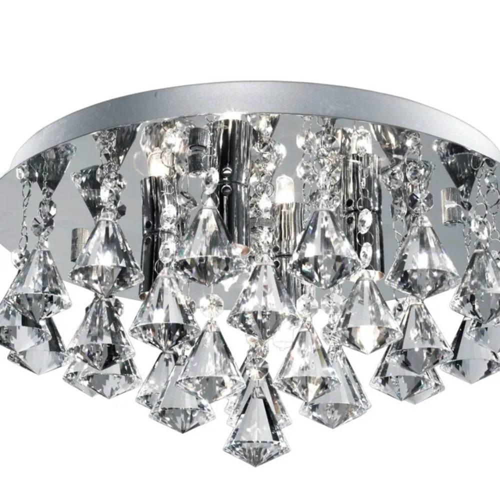 Discount Searchlight Hanna Ø38 badrumslampa Krom