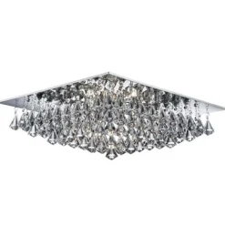 Clearance Searchlight Hanna 55cm kristall Krom