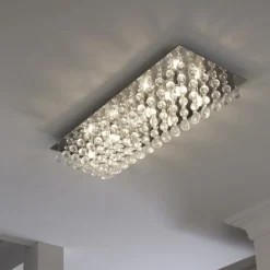 Hot Searchlight Hanna 83cm kristall Krom