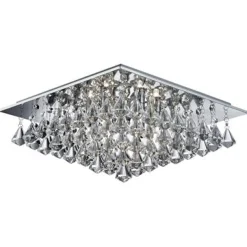 Clearance Searchlight Hanna 44cm kristall Krom