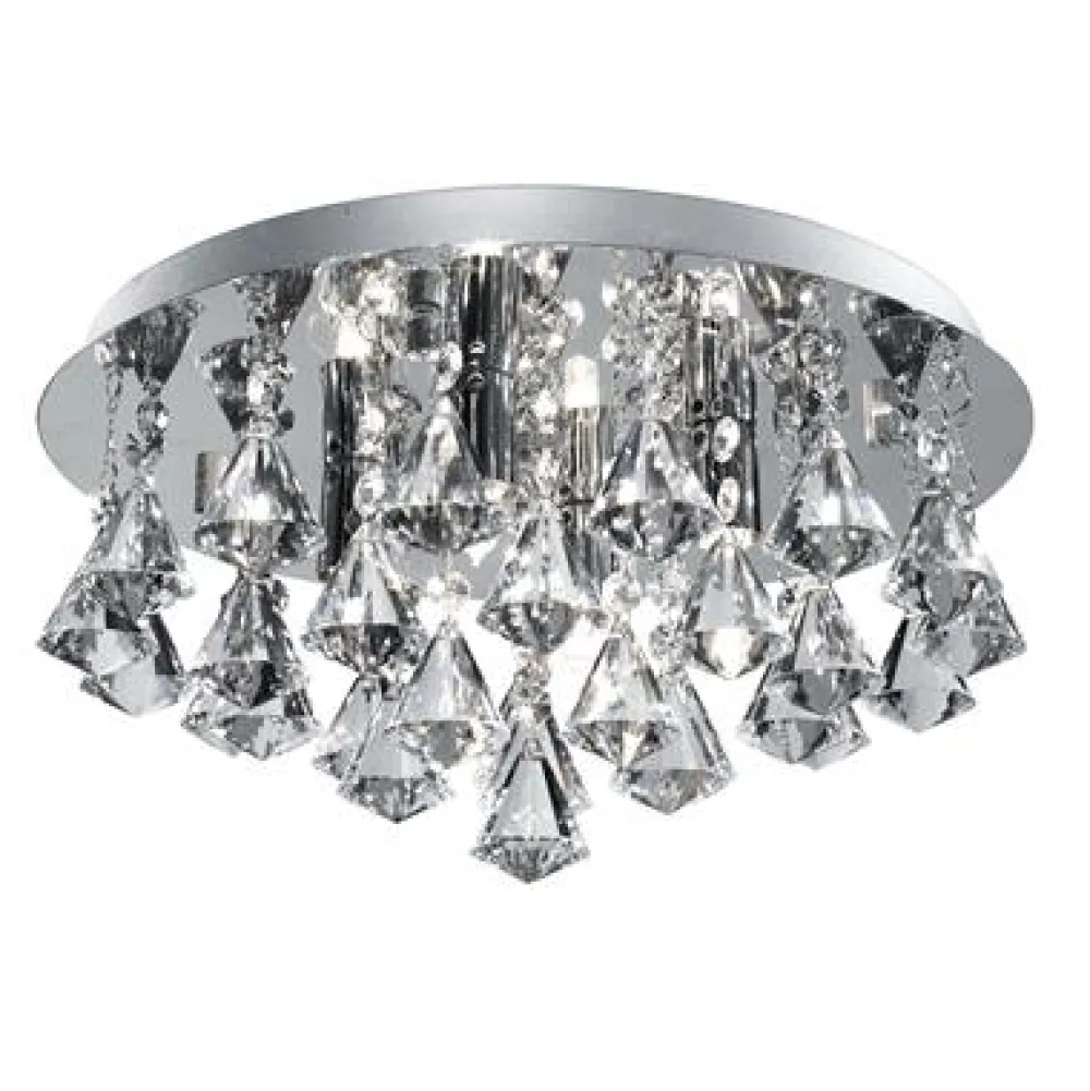 Discount Searchlight Hanna Ø35 kristall Krom