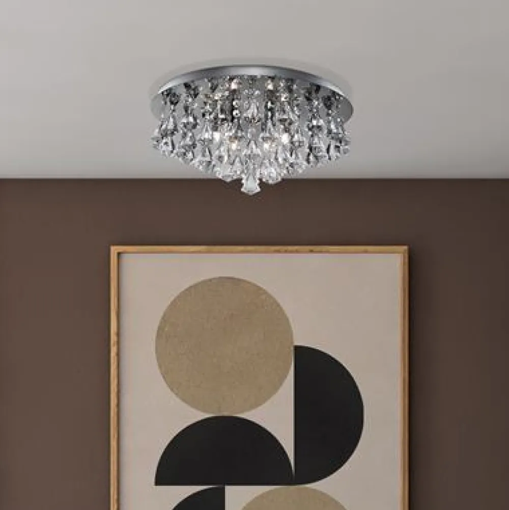 Discount Searchlight Hanna Ø45 kristall Krom