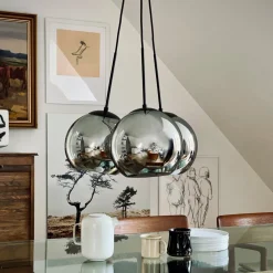 Best Dyberg Larsen Harry Ø54 taklampa Rökfärgad
