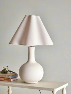 Bloomingville Heide 60cm bordslampa Naturvit