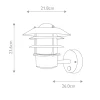 Discount Elstead Lighting Helsingor PIR Ø22 utelampa