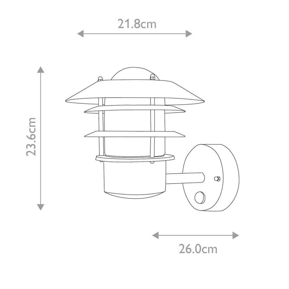 Discount Elstead Lighting Helsingor PIR Ø22 utelampa