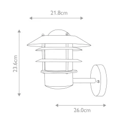 Hot Elstead Lighting Helsingor Ø22 utelampa