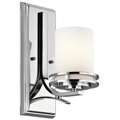 New Elstead Lighting Hendrik 30cm badrumslampa Polerad krom