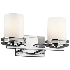 Outlet Elstead Lighting Hendrik 36cm badrumslampa Polerad krom