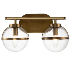 Online Elstead Lighting Hollis 40cm badrumslampa Antik mässing