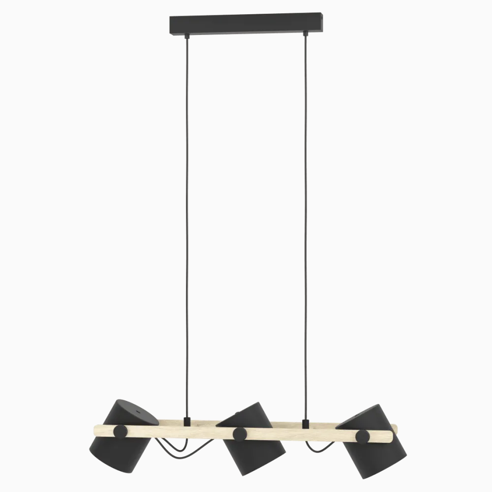 Eglo Hornwood 78cm taklampa Svart