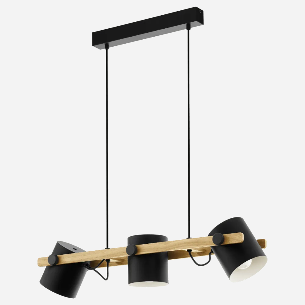Eglo Hornwood 78cm taklampa Svart