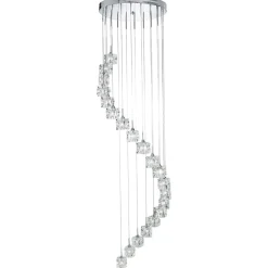 New Searchlight Ice Cube Ø45 taklampa Krom