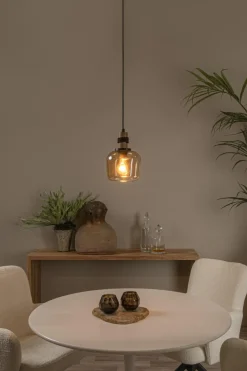 Outlet Lucide Ilona Ø18 taklampa Amber