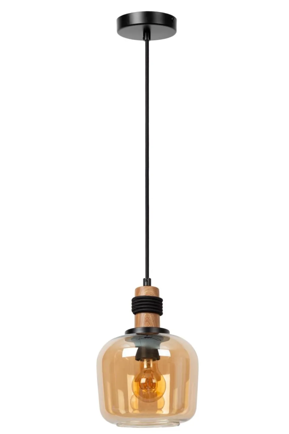 Outlet Lucide Ilona Ø18 taklampa Amber