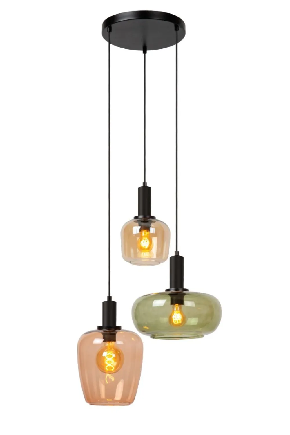 Outlet Lucide Ilona Ø50 taklampa Flerfärgad