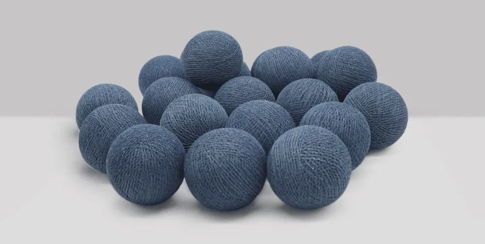 Outlet Irislights Vintage Blue 20 bollar Blå