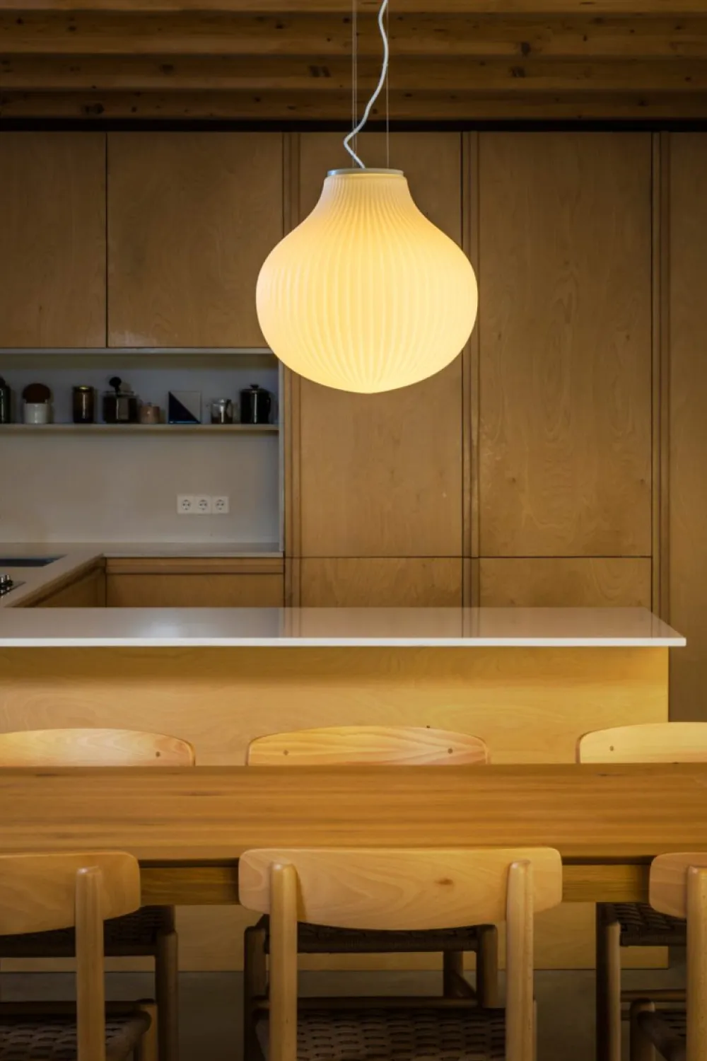 Faro Barcelona Isabelle Ø40 taklampa Vit