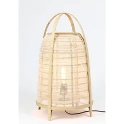 New Light & Living Jacinto 60cm bordslampa Natur