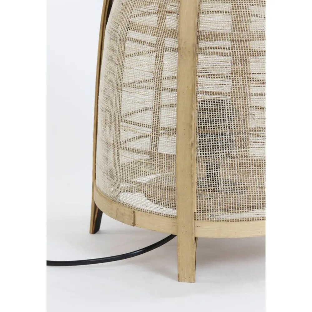 Hot Light & Living Jacinto 42cm bordslampa Natur