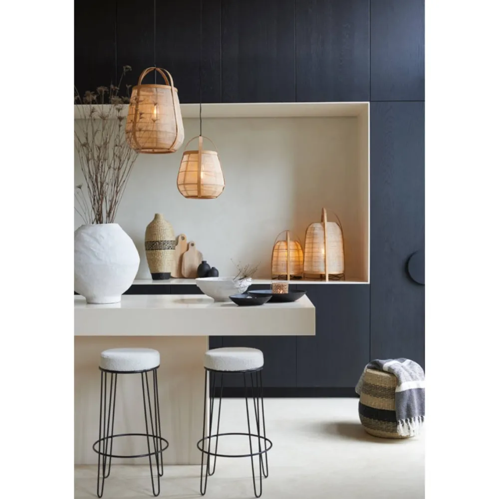 Hot Light & Living Jacinto 42cm bordslampa Natur