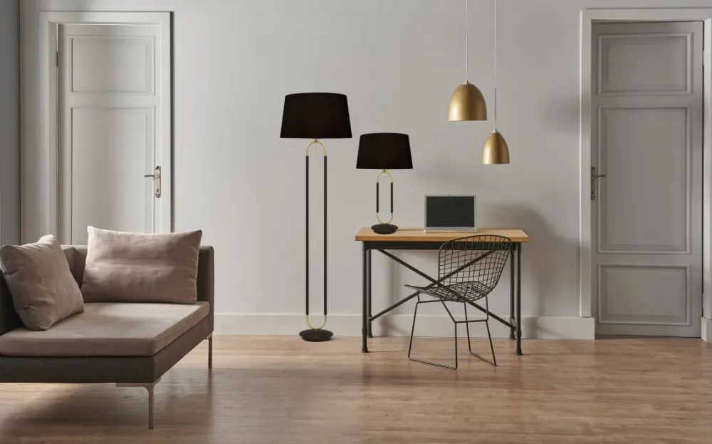 Discount Searchlight Jazz 50cm bordslampa Mattsvart