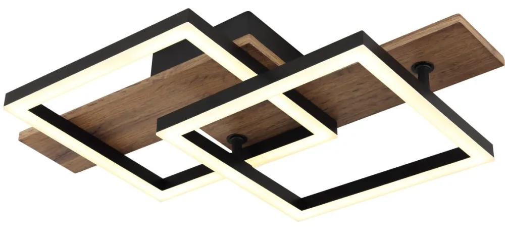 Online Globo Lighting Jeffry 44cm plafond Trä
