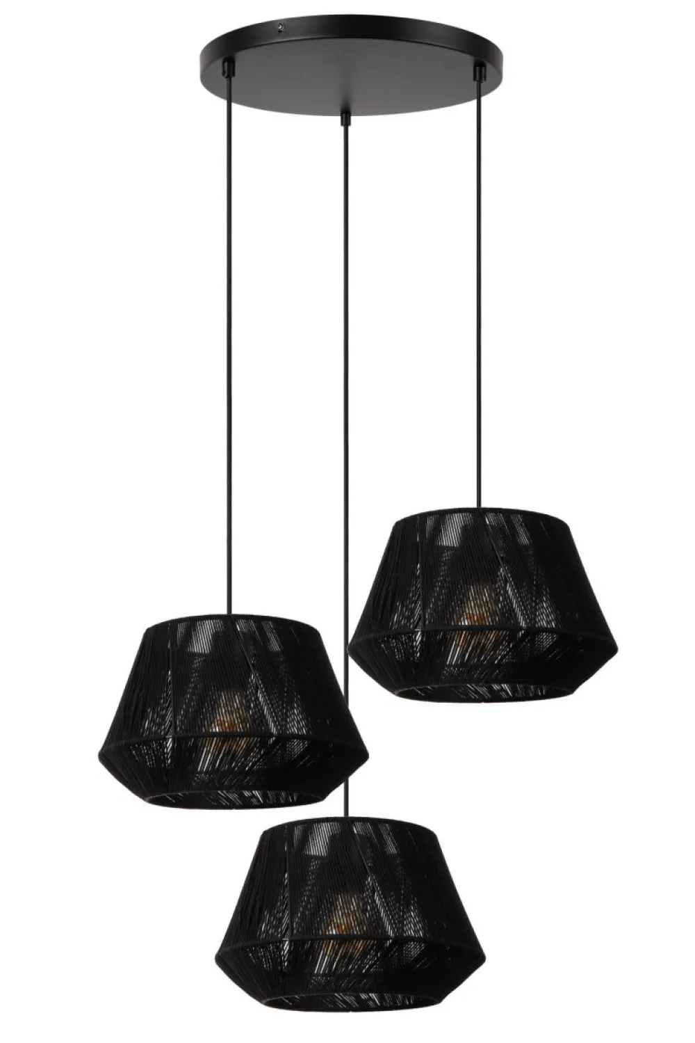 Discount Lucide Jessica Ø35 taklampa Svart