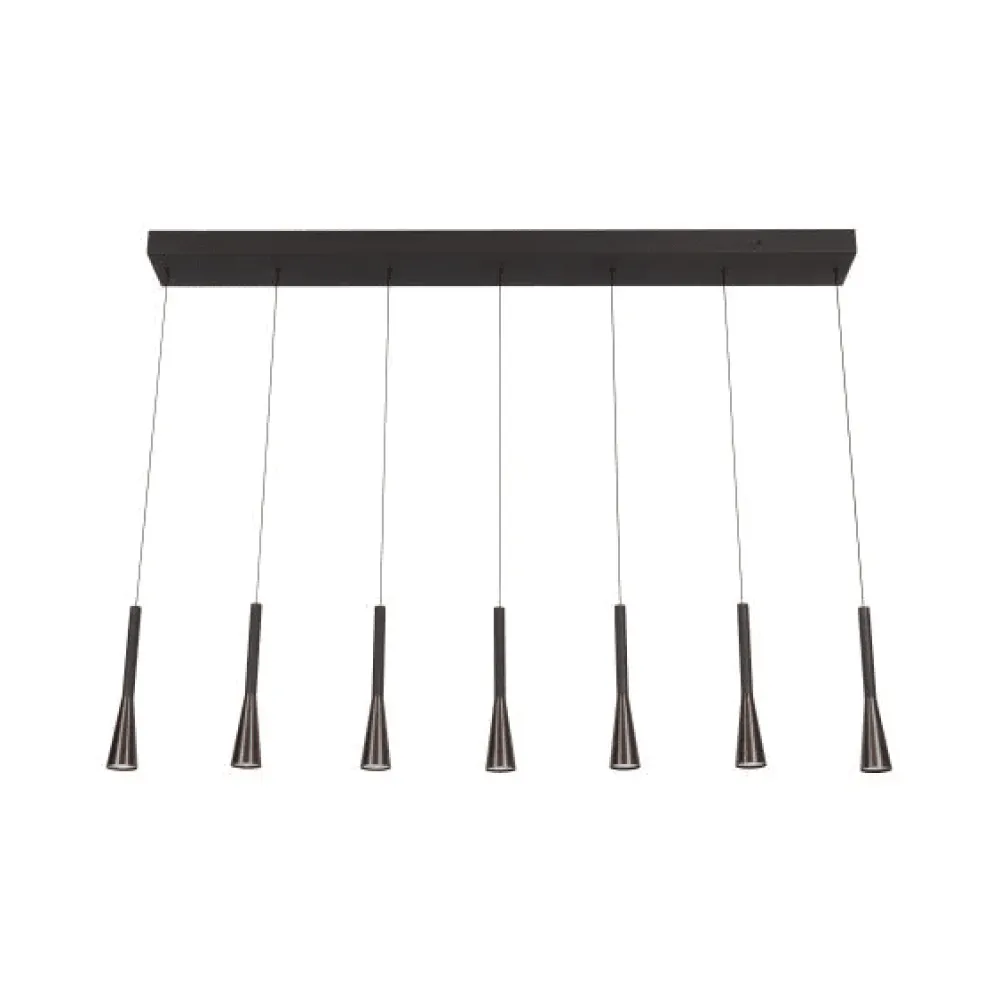 Discount Lucide Joakim 130cm taklampa Brun