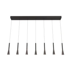 Discount Lucide Joakim 130cm taklampa Brun