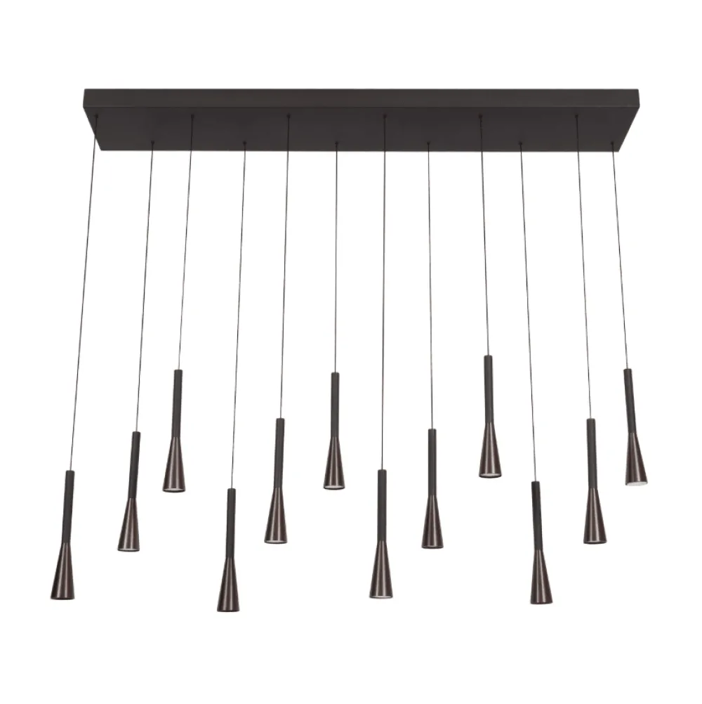 Hot Lucide Joakim 135cm taklampa Brun