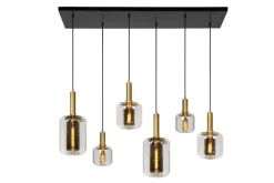 Lucide Joanet 132cm taklampa Rökfärgad
