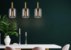 Online Lucide Joanet 110cm taklampa Rökfärgad