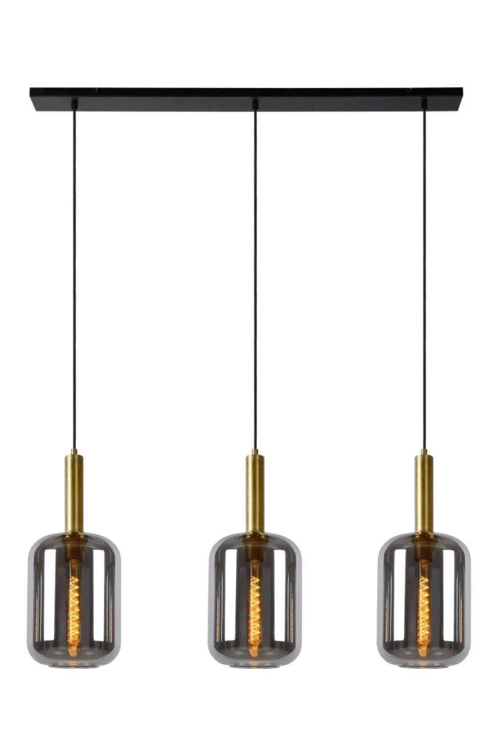 Online Lucide Joanet 110cm taklampa Rökfärgad