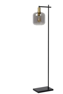 Discount Lucide Joanet golvlampa Rökfärgad