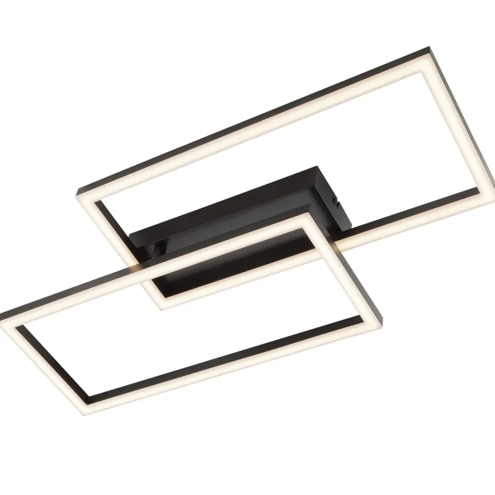 Outlet Brilliant Jorvic 60cm plafond Svart